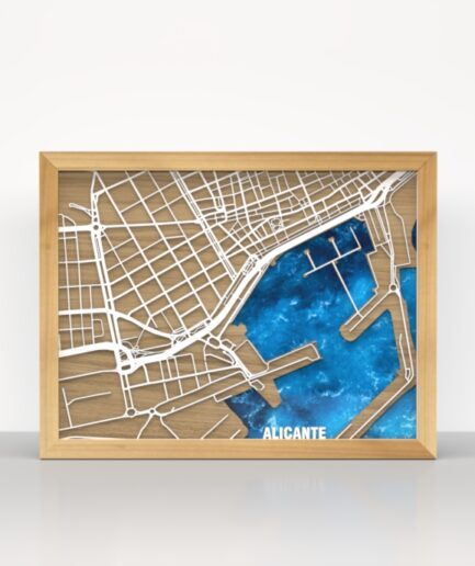 Cuadro Vista Aérea - Alicante