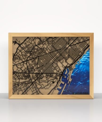 Cuadro Vista Aérea - Barcelona